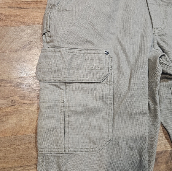 Duluth Trading Co Fire Hose Cargo Work Pants 36x36 Relaxed Fit Heavy Duty Canvas - Picture 7 of 11